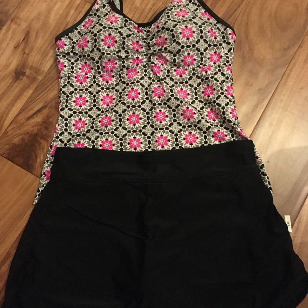 Kirkland and Tankini with Skort Bathing Suit Bottoms